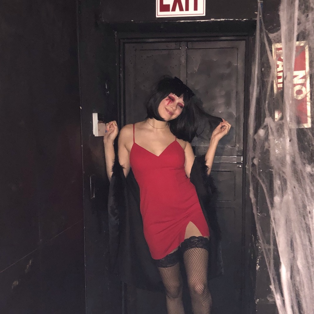 RED MINI DRESS